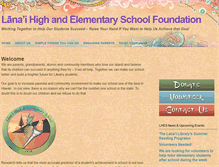 Tablet Screenshot of lhesfoundation.org